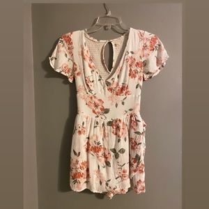 Hollister floral Romper